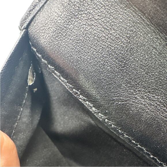 Vintage COACH y2k Soho Black and Gray Signature Canvas Wallet - Picture 8 of 10